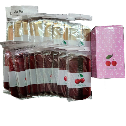 Lược dày lược chải chí nhựa loại tốt, lược chải chấy (Cherry)