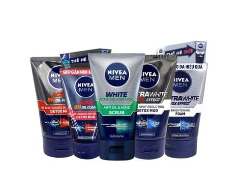 Sữa Rửa Mặt Nivea Men Ngăn Ngừa Mụn & Kiểm Soát Chất Nhờn 100g