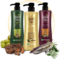 Dầu gội dược liệu Nguyên Xuân Bồng bềnh (VÀNG)