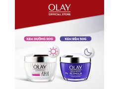 Kem Dưỡng Tái Tạo Và Ngừa Lão Hóa Olay Niacinamide Aha Luminous Niacinamide And AHA Moisturizer 50G