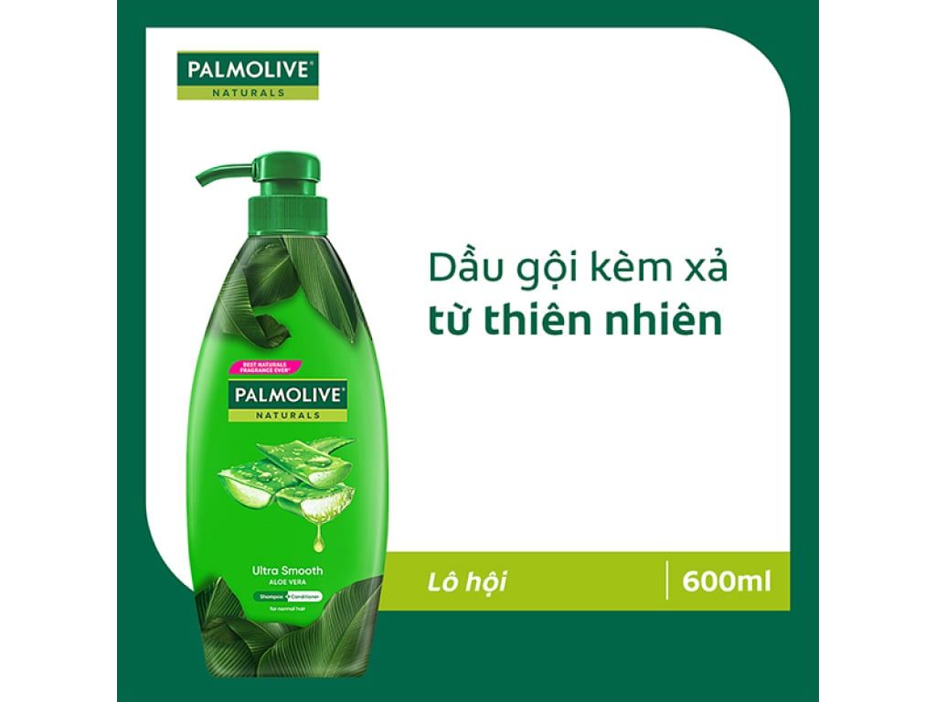 Dầu Gội Xả 2in1 Palmolive Naturals Chiết Xuất Thiên Nhiên 600ml