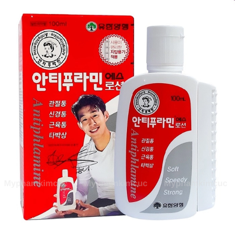 Dầu Nóng Xoa Bóp Antiphlamine Hàn Quốc 100ml