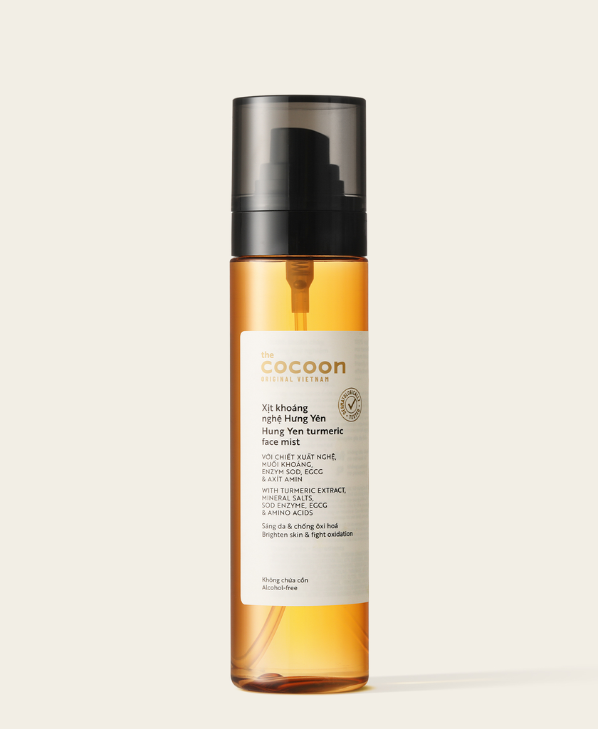 Xịt khoáng nghệ Hưng Yên 130ml Cocoon Sáng da, Cấp ẩm