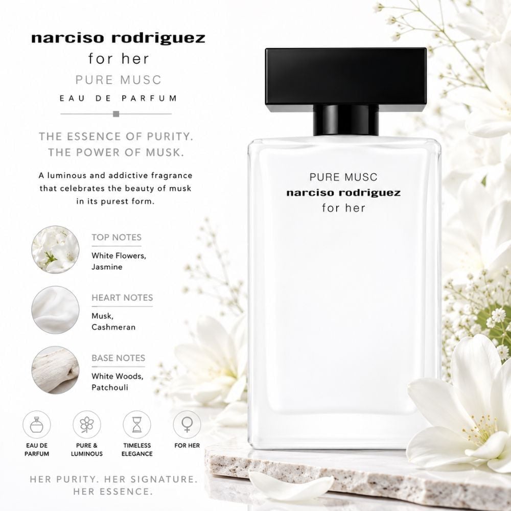 Nước Hoa Narciso Rodriguez For Her Pure Musc EDP 100ml