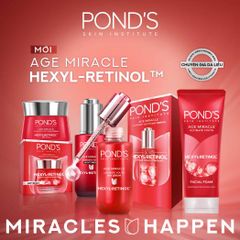 Serum Pond'S Age Miracle Mờ Đốm Nâu Và Nếp Nhăn Với 50X Hexyl-Retinol 14Gr