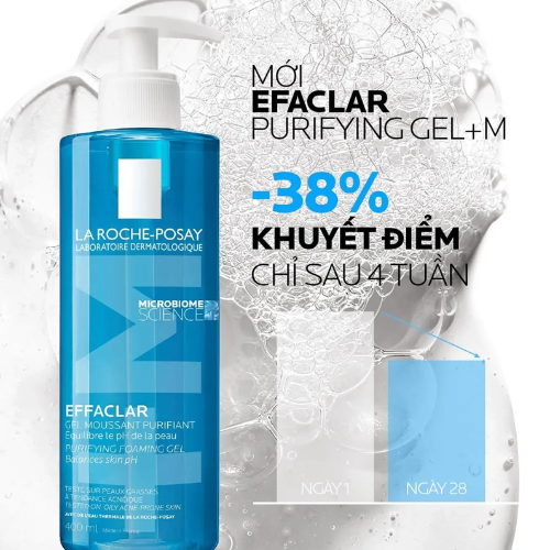 Gel Rửa Mặt La Roche-Posay Effaclar 400ml