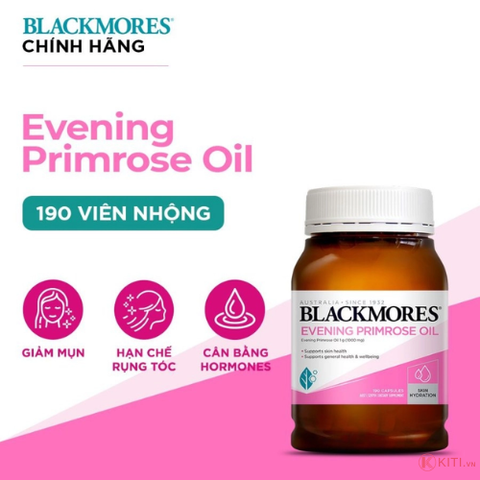 Viên hỗ trợ làn da khỏe mạnh Blackmores Evening Primrose Oil (190 viên)