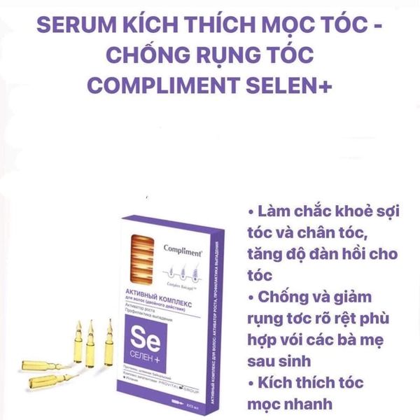 Serum Kích Thích Mọc Tóc & Ngăn Ngừa Rụng Tóc Se Compliment Seen 40 ML