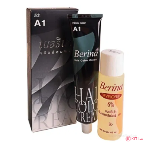 Thuốc nhuộm tóc BERINA A1, A2 Thái Lan 60ml