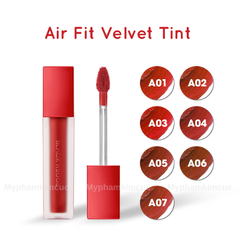 Son Kem Black Rouge Air Fit Velvet Tint Ver 1 The Red