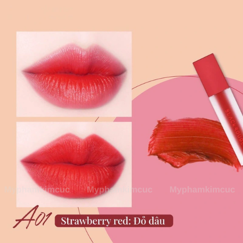Son Kem Black Rouge Air Fit Velvet Tint Ver 1 The Red