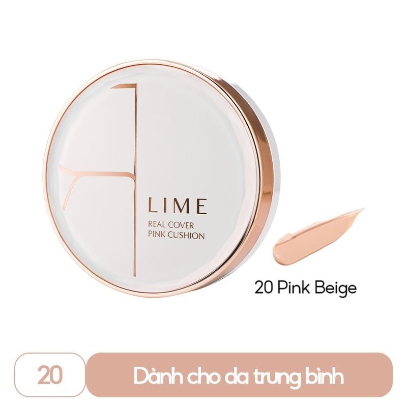 Phấn Nước Lime Real Cover Pink Cushion 20g