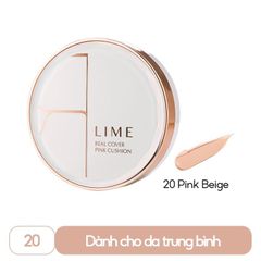 Phấn Nước Lime Real Cover Pink Cushion 20g