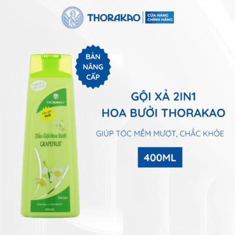 Dầu Gội Hoa Bưởi Giúp Giảm Rụng Tóc, Hỗ Trợ Mọc Tóc Thorakao 400ml