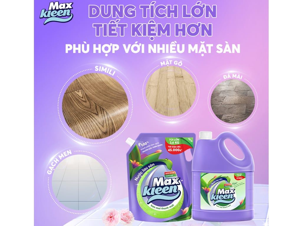 Nước lau sàn MaxKleen 3.6kg