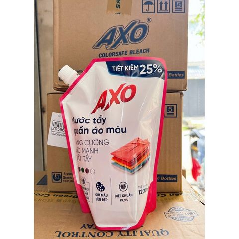 Túi nước tẩy quần áo màu AXO 1.2 lít