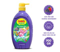 Sữa Tắm Gội Toàn Thân Carrie Junior Groovy Grapeberry 700g