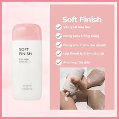 Kem Chống Nắng Missha Soft Finish Sun Milk 70ml [Hồng]