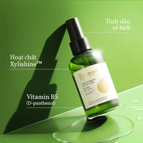 Nước dưỡng tóc tinh dầu bưởi (pomelo hair tonic) Cocoon 140ml
