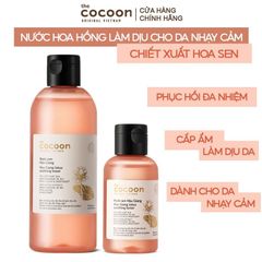 Nước Cân Bằng Cocoon Sen Hậu Giang Làm Dịu Da Nhạy Cảm 310ml