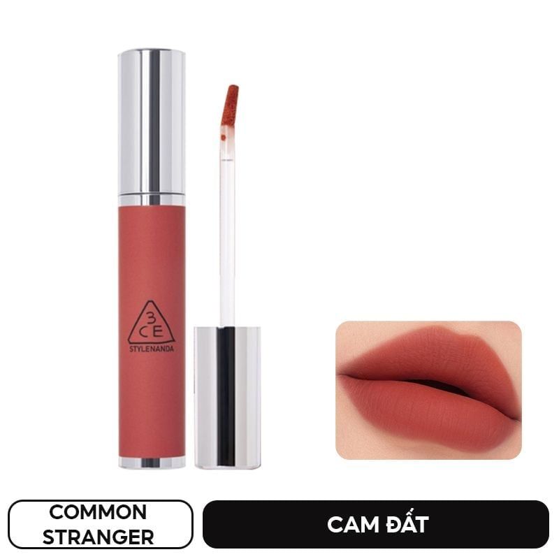 Son Kem Lì 3CE Mịn Mượt Môi Hazy Lip Clay 4g