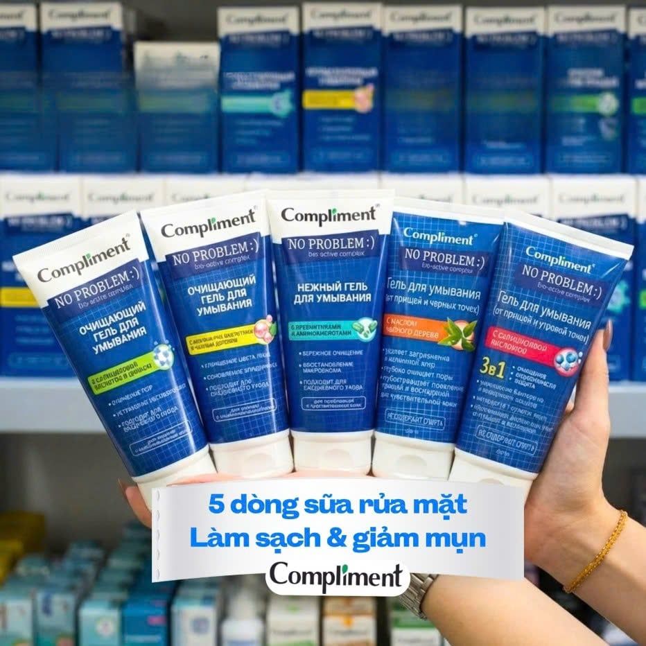 Gel Rửa Mặt Compliment No Problem 200ML
