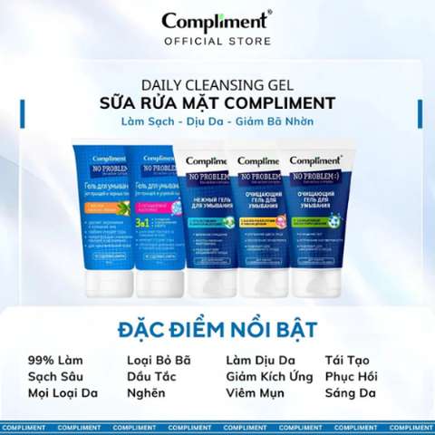 Gel Rửa Mặt Compliment No Problem 200ML
