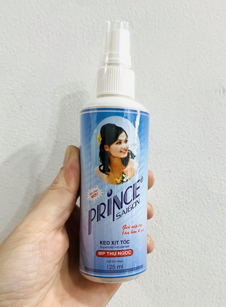 Keo Xịt Tóc Tạo Nếp PRINCE SAIGON 125ml/270ml