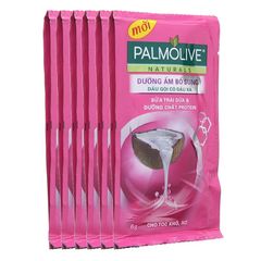 Dầu gội Palmolive dưỡng ẩm bổ sung 6g x 10 gói (Hồng)
