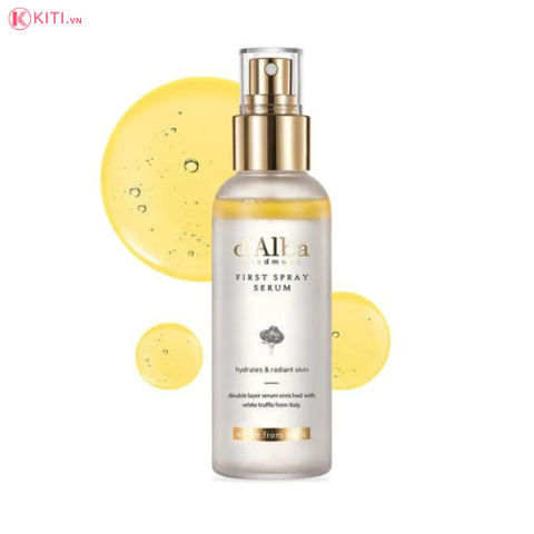 Xịt Khoáng Dưỡng ẩm, Căng Bóng Da d'Alba White Truffle First Spray Serum 100ML