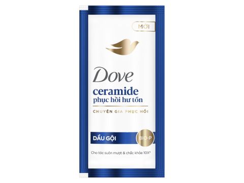 Dầu gội Dove Ceramide phục hồi hư tổn 5.8ml x 10 gói