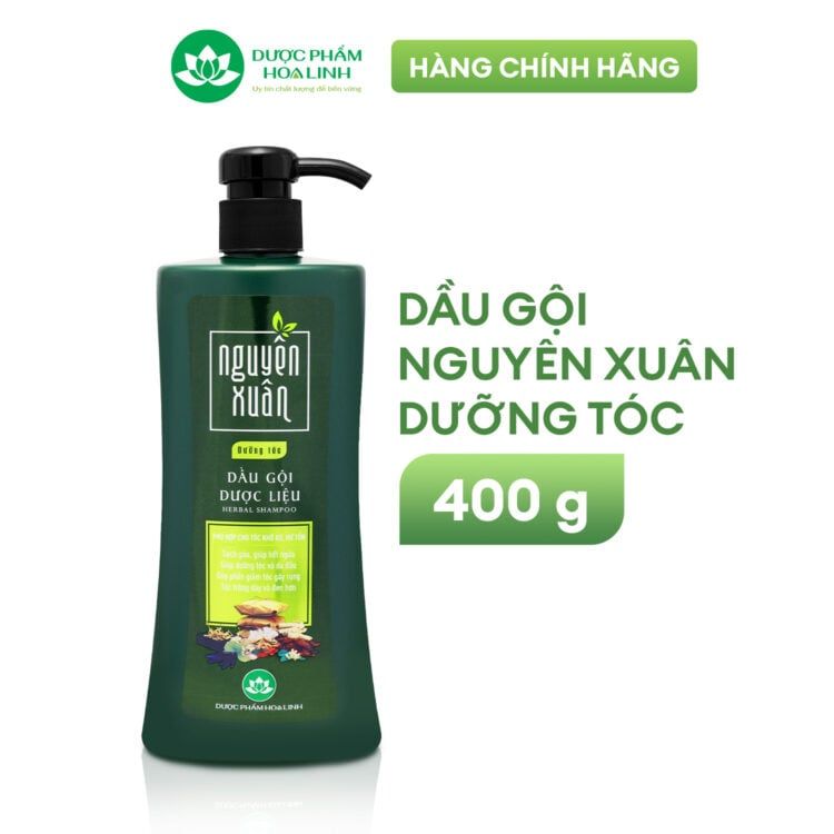 Dầu Gội Dược Liệu Nguyên Xuân Xanh Dưỡng Tóc