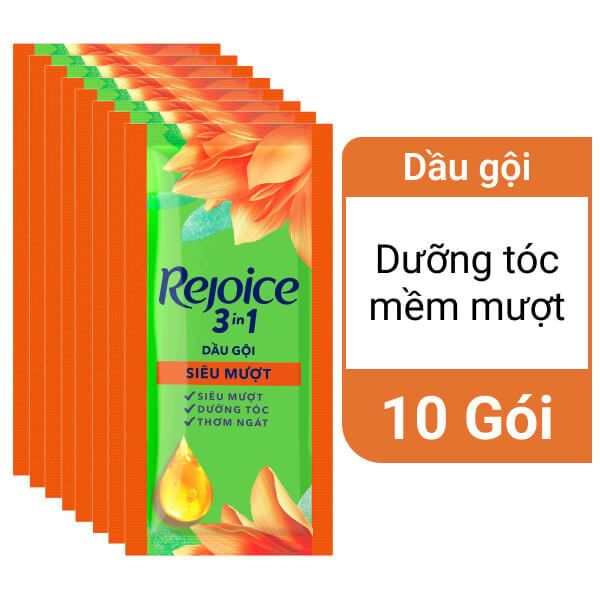 Dầu Gội Rejoice Siêu Mượt 6g *10 gói (dây)