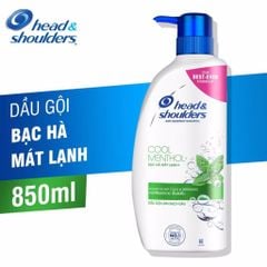 Dầu gội Head & Shoulders Trị gàu/ Mềm mượt óng ả 850ml
