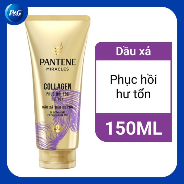 Dầu Xả PANTENE 3 Phút Diệu Kì Tuýp Chăm Sóc Hư Tổn Chai 150ml