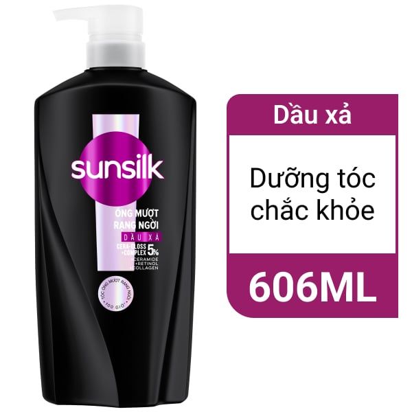 Dầu xả Sunsilk óng mượt rạng ngời 653ml