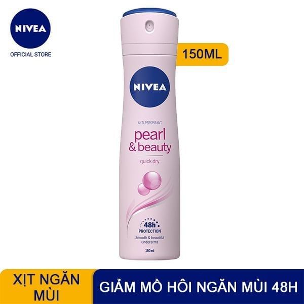 Xịt Khử Mùi Nivea Sáng Mịn & Mờ Thâm Anti-Perspirant Spray 150ml
