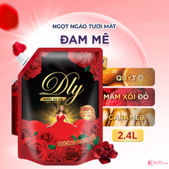 Nước Xả Vải DLY Hương Đam Mê (Túi 2,4 L)