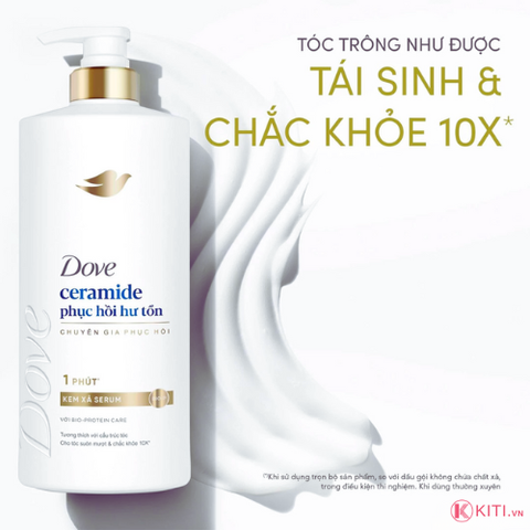 Kem Xả Dove Phục Hồi Tóc Hư Tổn Ceramide