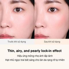 Xịt Khoá Makeup 3CE Có Nhũ Tạo Hiệu Ứng Nền Căng Bóng Shimmer Makeup Fixer 95ml