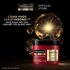 Kem Ủ Tóc TRESemmé Vào Nếp Mượt Mà Keratin Smooth Salon-Quality Treatment Mask 180ml