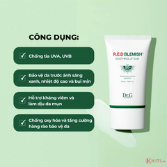 [Mini 20ml] Kem chống nắng phổ rộng cho da mụn Dr.G R.E.D Blemish Soothing Up Sun SPF50+ PA++++