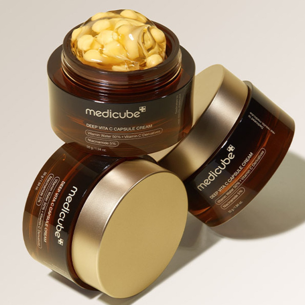 Kem Dưỡng Sáng Da, Mờ Thâm Medicube Deep Vita C Capsule Cream 55g