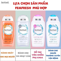 Dung dịch vệ sinh phụ nữ Femfresh 250ML