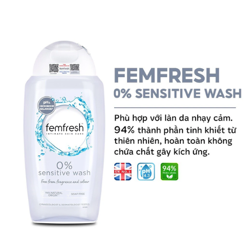 Dung dịch vệ sinh phụ nữ Femfresh 250ML