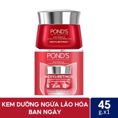 Kem POND'S Age Miracle 50g - Ngăn Ngừa Lão Hóa & Mờ Nếp Nhăn Chính Hãng