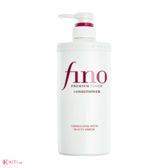 Dầu xả Shiseido Fino Premium Touch hỗ trợ phục hồi tóc hư tổn 550ML