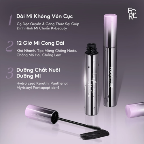 Mascara Chống Nước Siêu Mịn Focallure Lengthening Lifting FAE66 #BK01