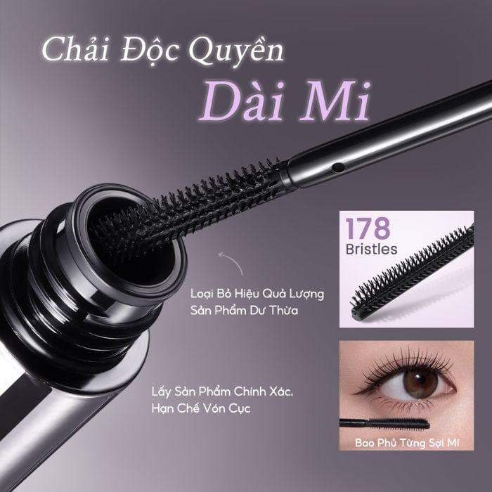 Mascara Chống Nước Siêu Mịn Focallure Lengthening Lifting FAE66 #BK01