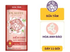 Sữa tắm Purité Cherry Blossom dưỡng ẩm mềm mịn 6g x 11 gói